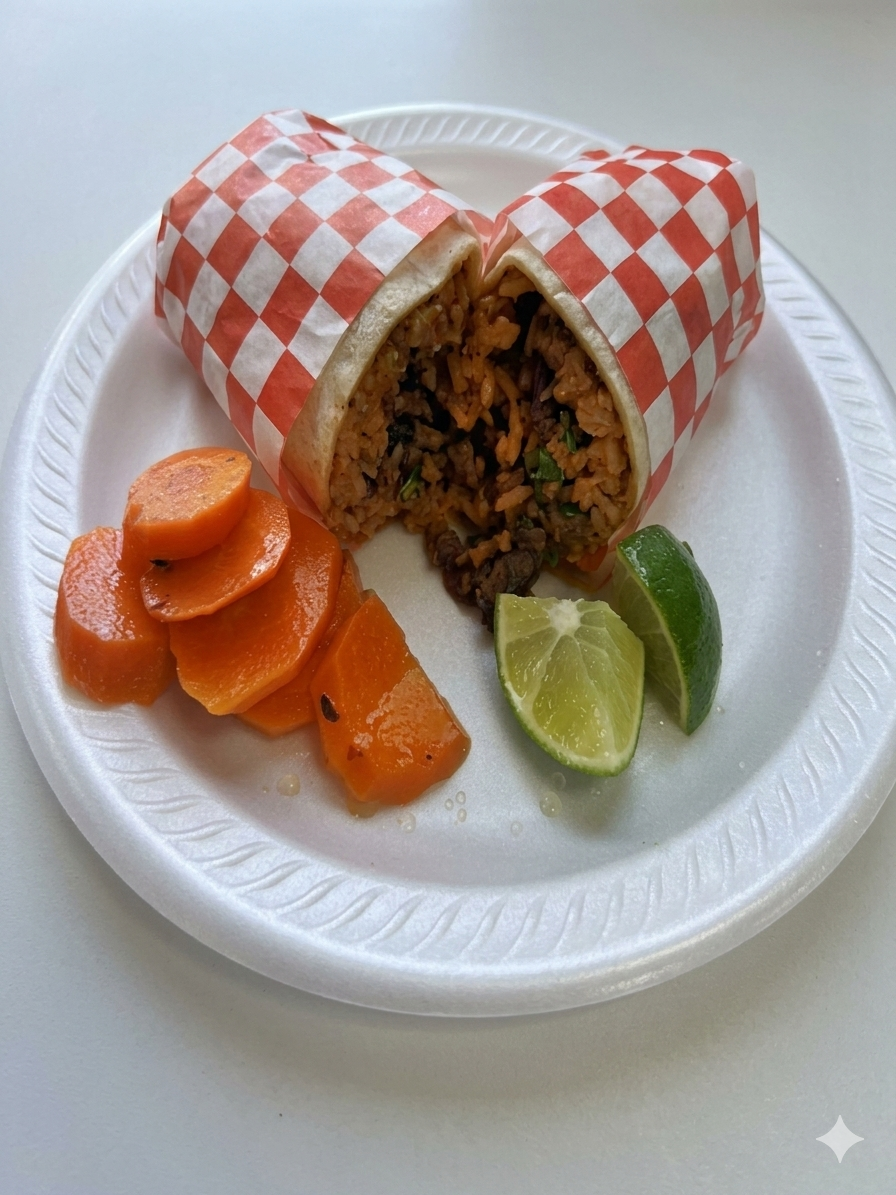 #3 Burrito from Taqueria La Canasta
