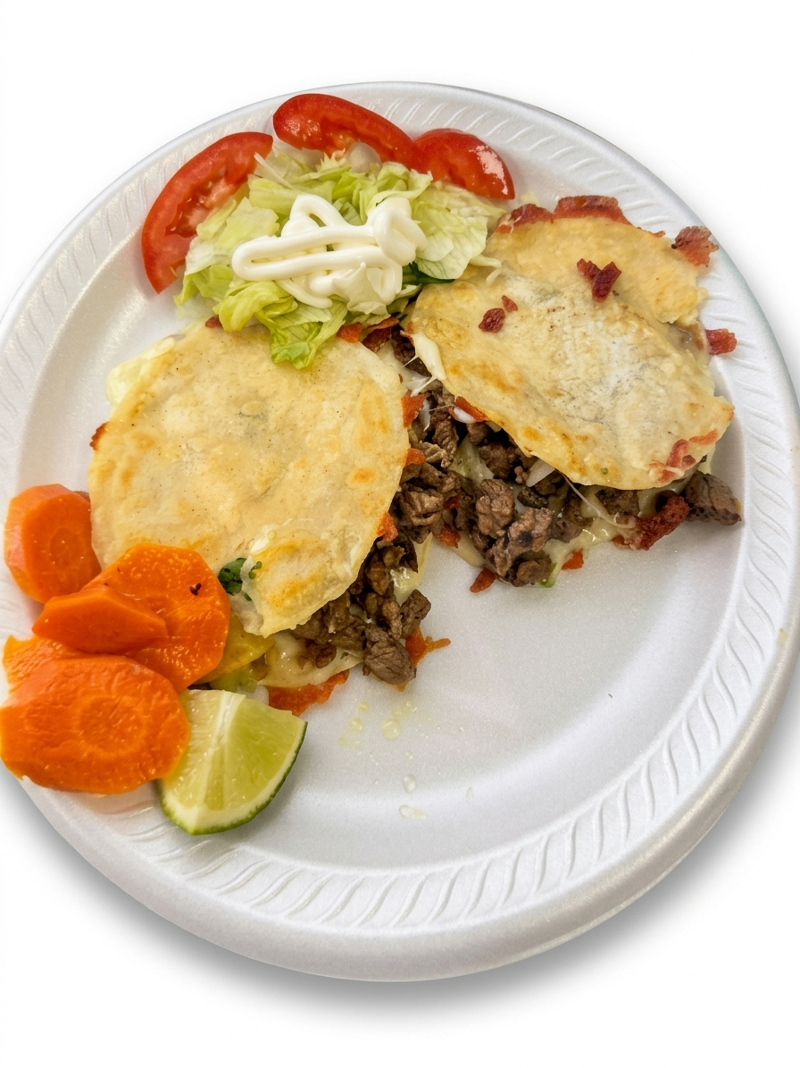 #5 Mulitas from Taqueria La Canasta